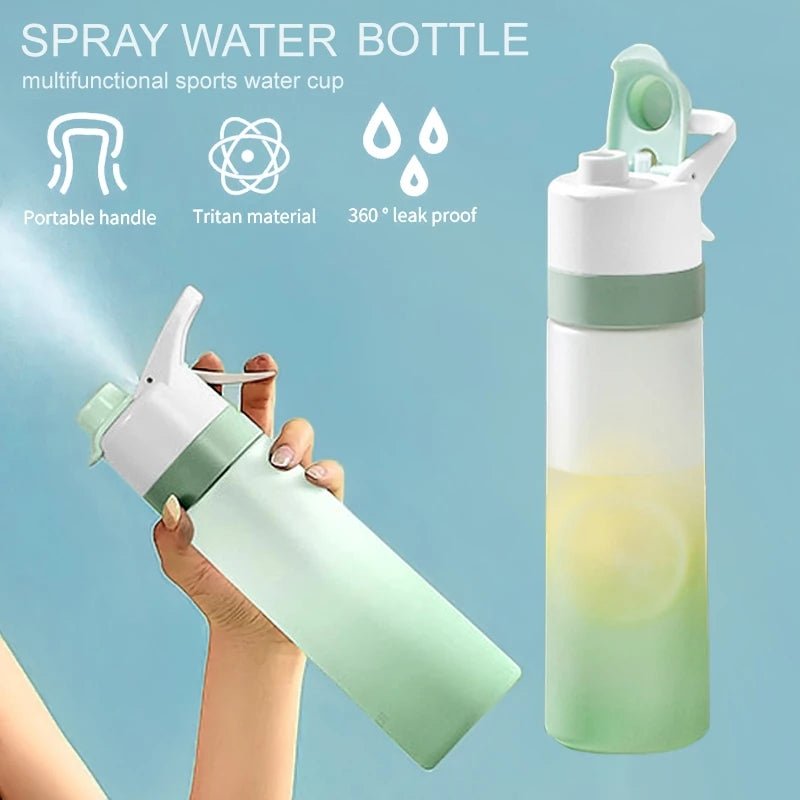 Spray Water Bottle For Girls Outdoor Sport Fitness Water Cup Large Capacity Spray Bottle Drinkware Travel Bottles Kitchen Gadgets | Orazek UK Ltd