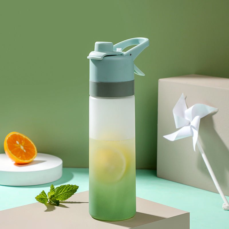 Spray Water Bottle For Girls Outdoor Sport Fitness Water Cup Large Capacity Spray Bottle Drinkware Travel Bottles Kitchen Gadgets | Orazek UK Ltd