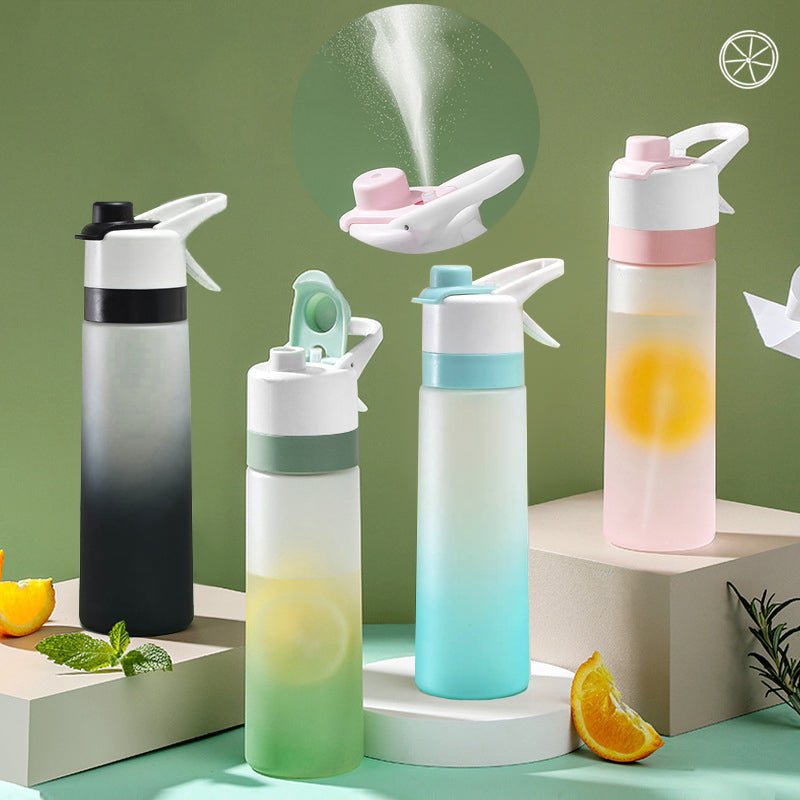 Spray Water Bottle For Girls Outdoor Sport Fitness Water Cup Large Capacity Spray Bottle Drinkware Travel Bottles Kitchen Gadgets | Orazek UK Ltd