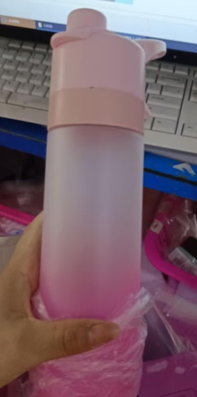 Spray Water Bottle For Girls Outdoor Sport Fitness Water Cup Large Capacity Spray Bottle Drinkware Travel Bottles Kitchen Gadgets | Orazek UK Ltd