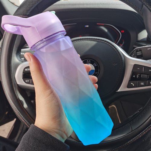 Spray Water Bottle For Girls Outdoor Sport Fitness Water Cup Large Capacity Spray Bottle Drinkware Travel Bottles Kitchen Gadgets | Orazek UK Ltd