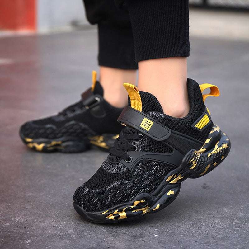 Spring And Summer Mesh Children's Sports Shoes Non-slip Boys Shoes | Orazek UK Ltd