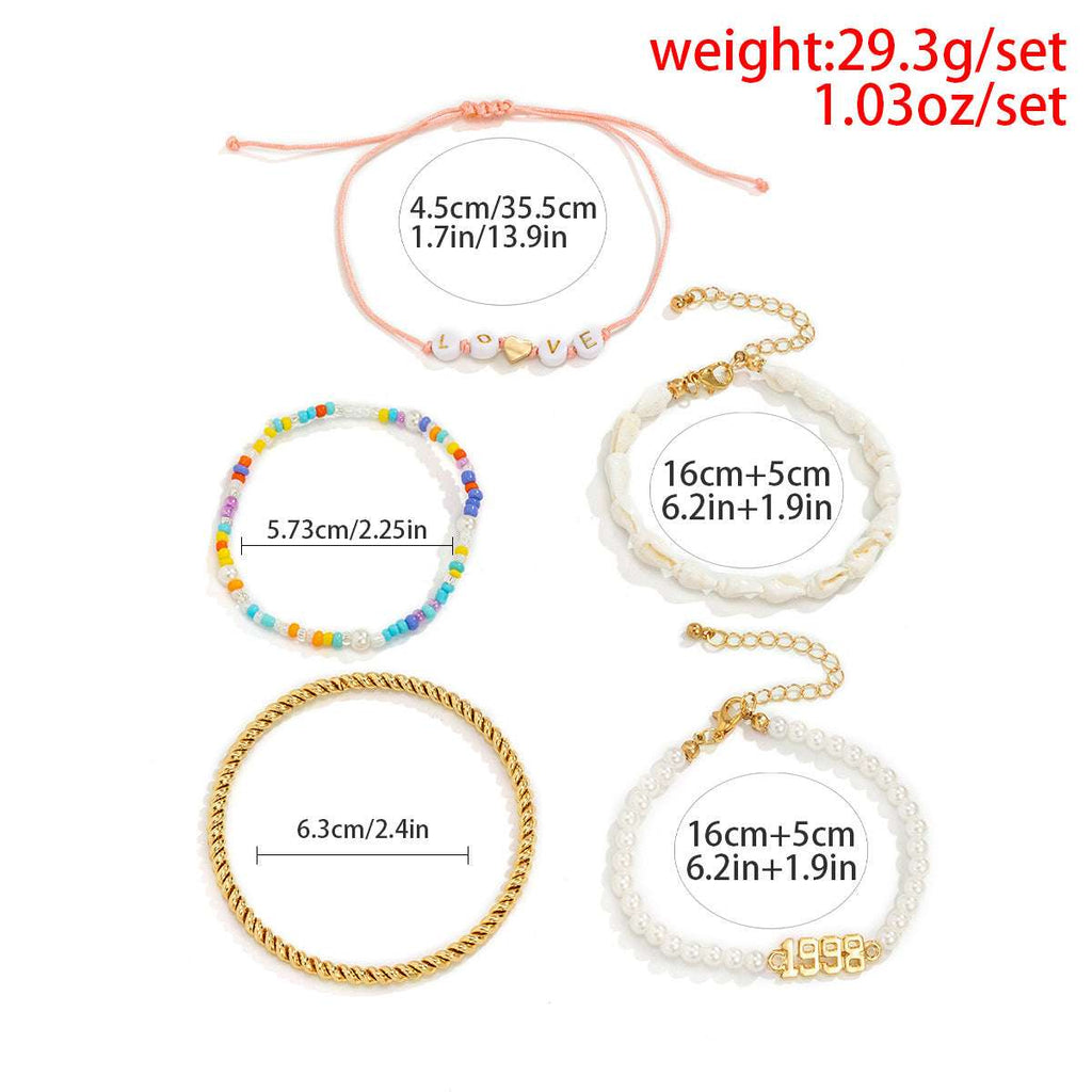 Stacked Twist Ring Shell Jewelry | Orazek UK Ltd