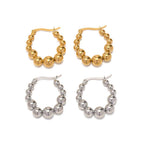 Stainless Steel Bead Eardrop Earring | Orazek UK Ltd