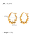 Stainless Steel Bead Eardrop Earring | Orazek UK Ltd