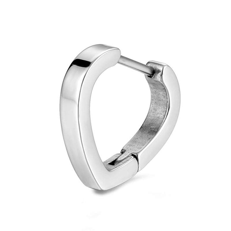 Stainless Steel Creative Hoop Earrings Women Triangular Earrings Fashion Jewelry Huggie Men | Orazek UK Ltd