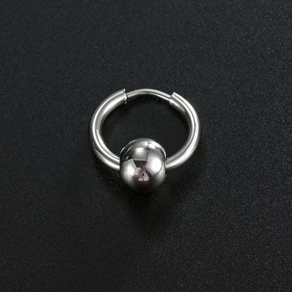 Stainless Steel Creative Hoop Earrings Women Triangular Earrings Fashion Jewelry Huggie Men | Orazek UK Ltd