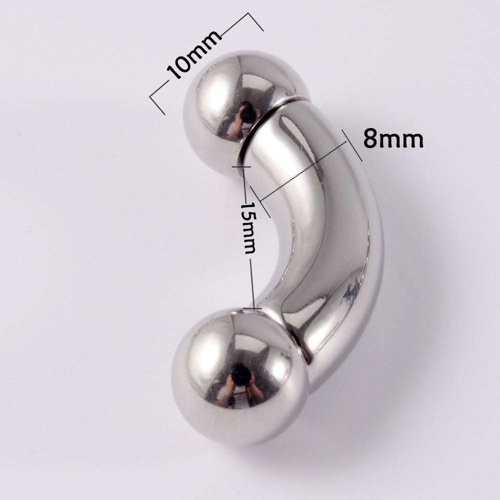 Stainless Steel Curved Rod Body Piercing Earrings | Orazek UK Ltd