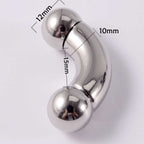 Stainless Steel Curved Rod Body Piercing Earrings | Orazek UK Ltd