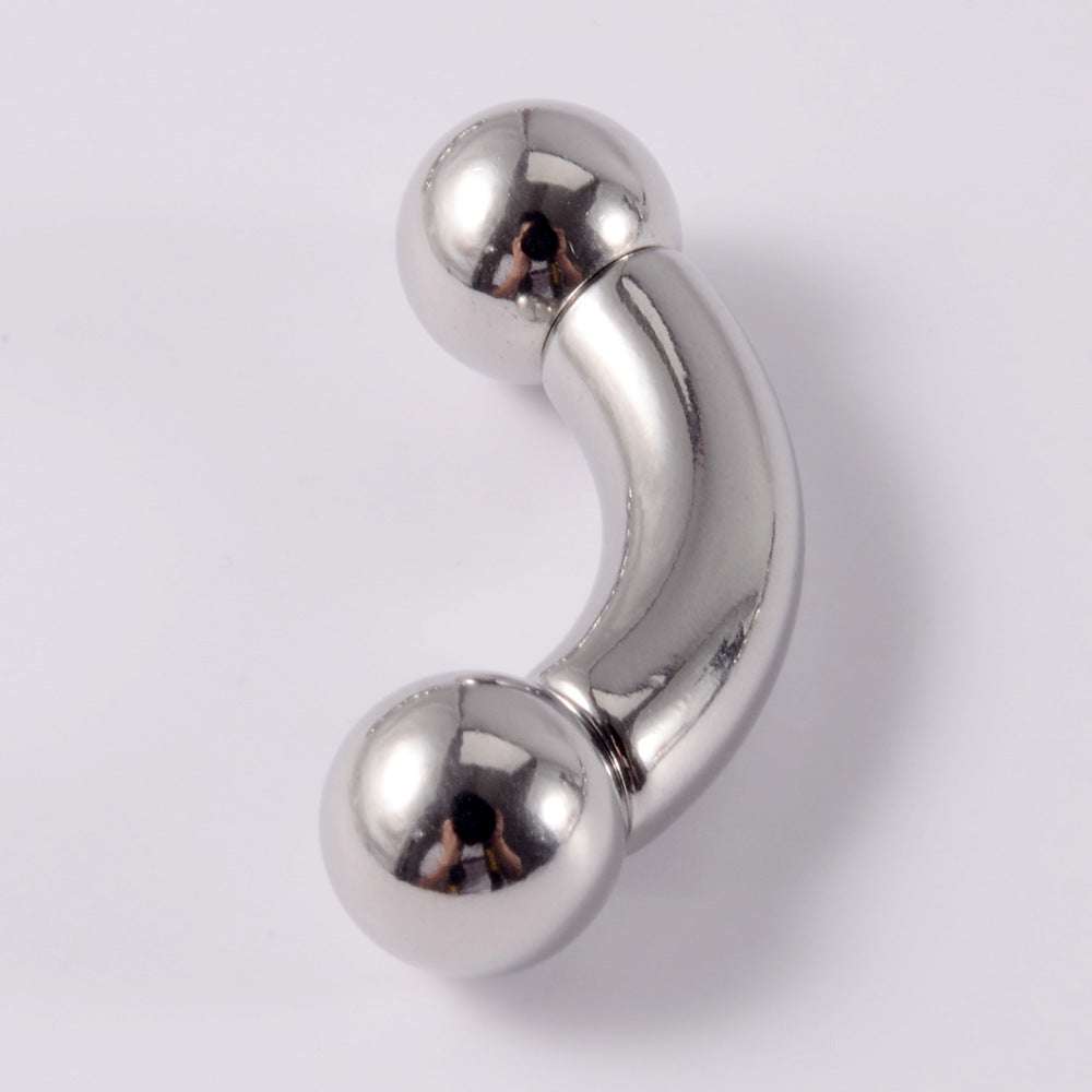 Stainless Steel Curved Rod Body Piercing Earrings | Orazek UK Ltd