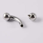 Stainless Steel Curved Rod Body Piercing Earrings | Orazek UK Ltd