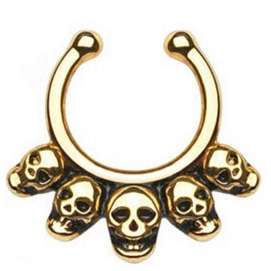 Stainless Steel Diamond C Rod Nose Ring Orazek UK Ltd