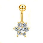 Stainless Steel Diamond Navel Ring Body Jewelry | Orazek UK Ltd
