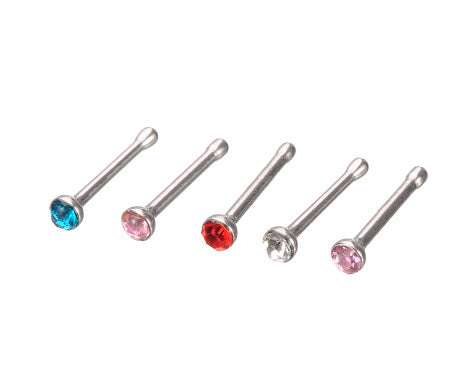 Stainless Steel Diamond Nose Nails Titanium Steel False Nose Ring Orazek UK Ltd