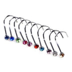 Stainless Steel Diamond Nose Ring Prickly Jewelry | Orazek UK Ltd