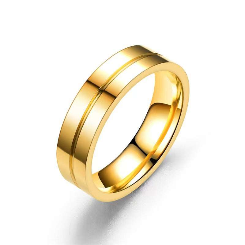 Stainless Steel Diamond-studded Couple Rings Orazek UK Ltd