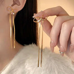 Stainless Steel Jewelry Wholesale Non-tarnish Herringbone Bow Earrings Hypoallergenic 18k Gold Plated Ribbon Bow Bowknot Earring | Orazek UK Ltd