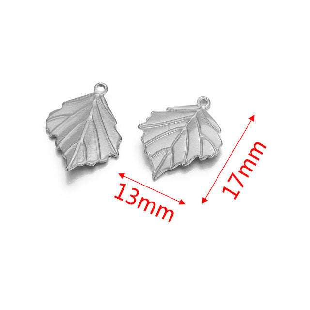 Stainless Steel Leaves Earring Ornament Accessories | Orazek UK Ltd
