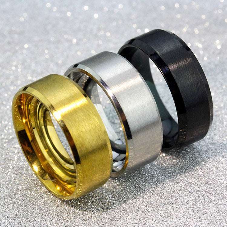 Stainless Steel man rings Orazek UK Ltd