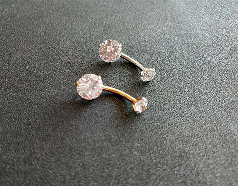 Stainless Steel Navel Stud Human Body Piercing Accessories | Orazek UK Ltd
