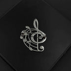 Stainless Steel Note Brooch For Suit Shirts | Orazek UK Ltd