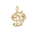 Stainless Steel Note Brooch For Suit Shirts | Orazek UK Ltd