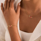 Stainless Steel Oil-Dripping Puppy Bracelet Womens High-End Necklace Light Luxury | Orazek UK Ltd