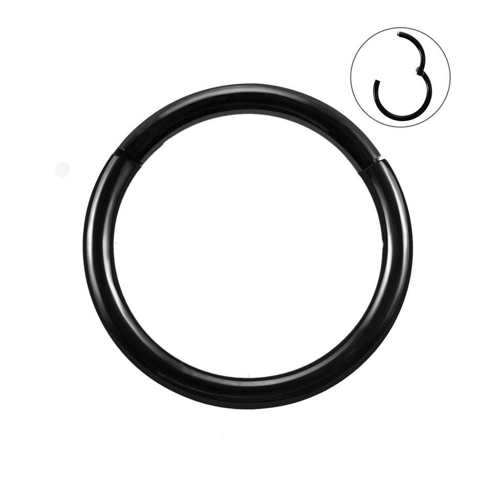 Stainless Steel Pierced Nose Ring Interface Ring Closed Ring Seamless Connection Nose Ring Earrings | Orazek UK Ltd