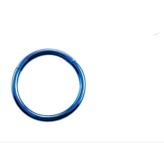 Stainless Steel Pierced Nose Ring Interface Ring Closed Ring Seamless Connection Nose Ring Earrings | Orazek UK Ltd
