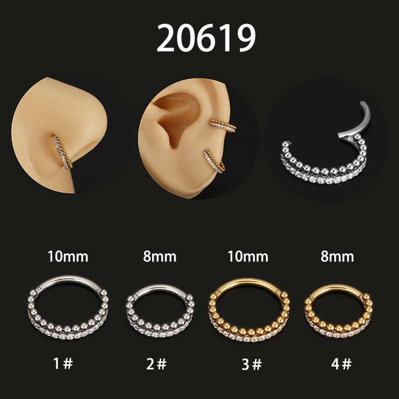 Stainless Steel Piercing Jewelry Nose Ring | Orazek UK Ltd