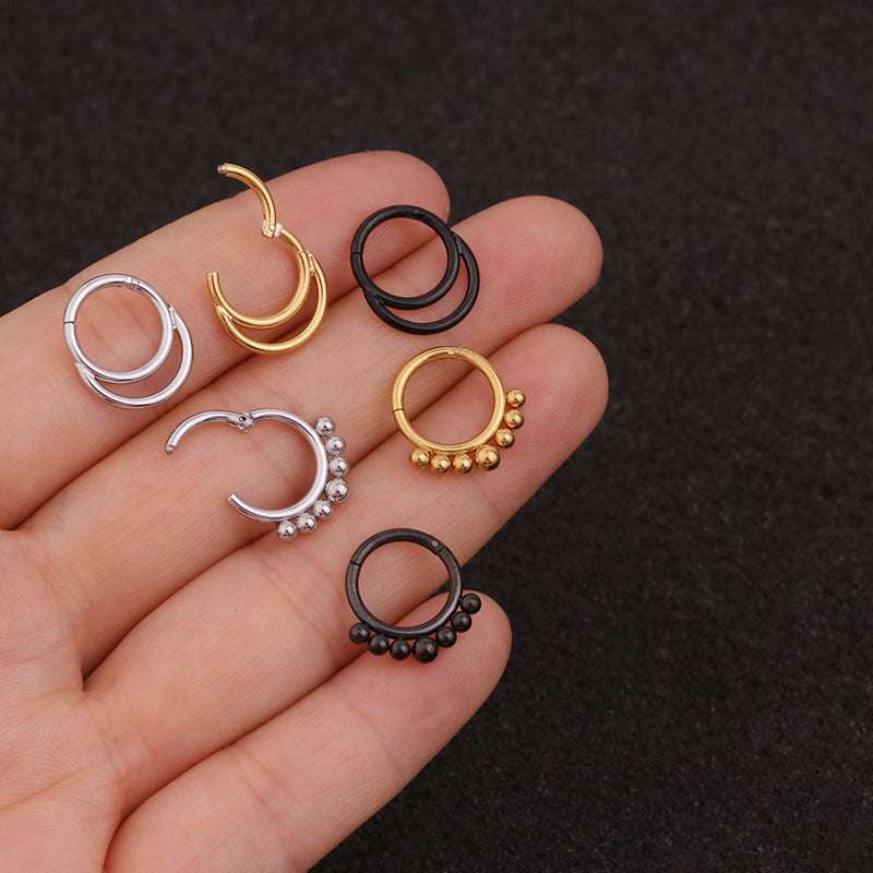 Stainless Steel Piercing Nose Ring Earrings Universal Orazek UK Ltd