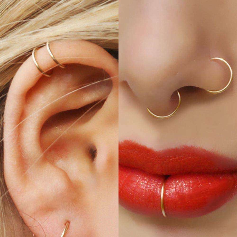 Stainless Steel Round Nose Nail Body Puncture Hypoallergenic | Orazek UK Ltd