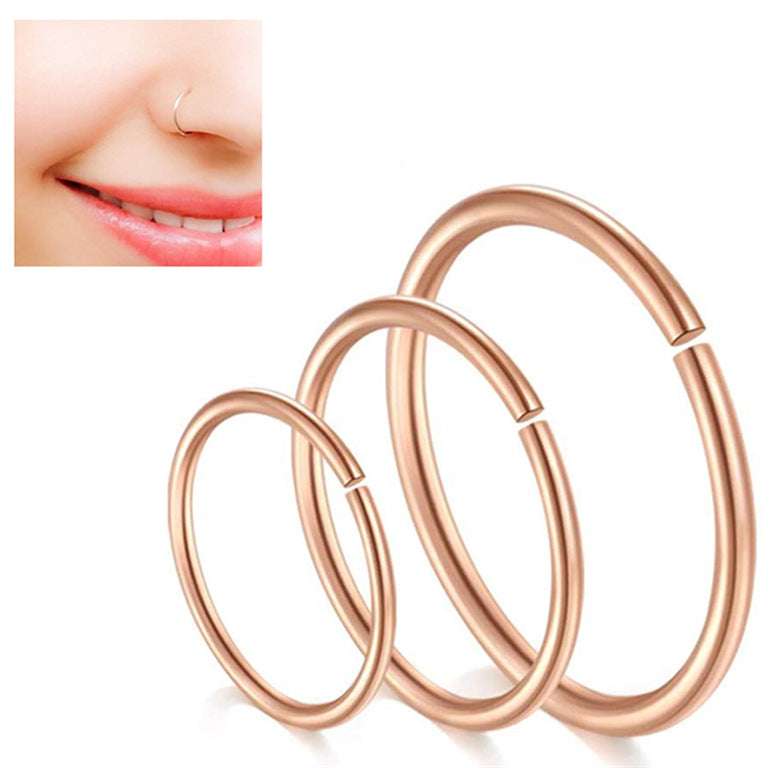 Stainless Steel Round Nose Nail Body Puncture Hypoallergenic | Orazek UK Ltd