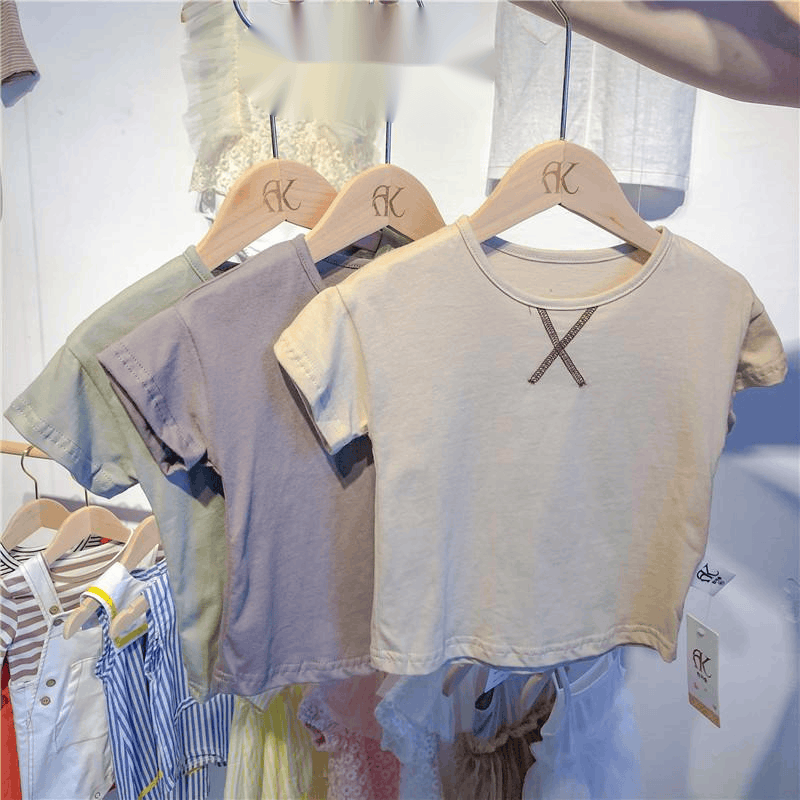 Summer Baby Children's Clothing Simple Short-sleeved T-shirt Orazek UK Ltd