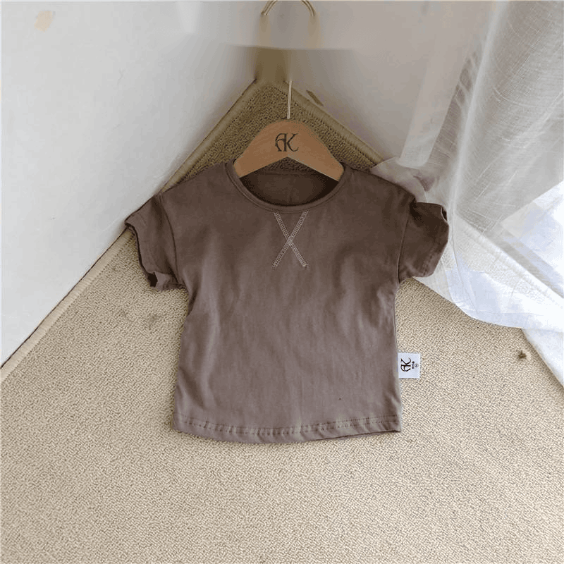 Summer Baby Children's Clothing Simple Short-sleeved T-shirt Orazek UK Ltd