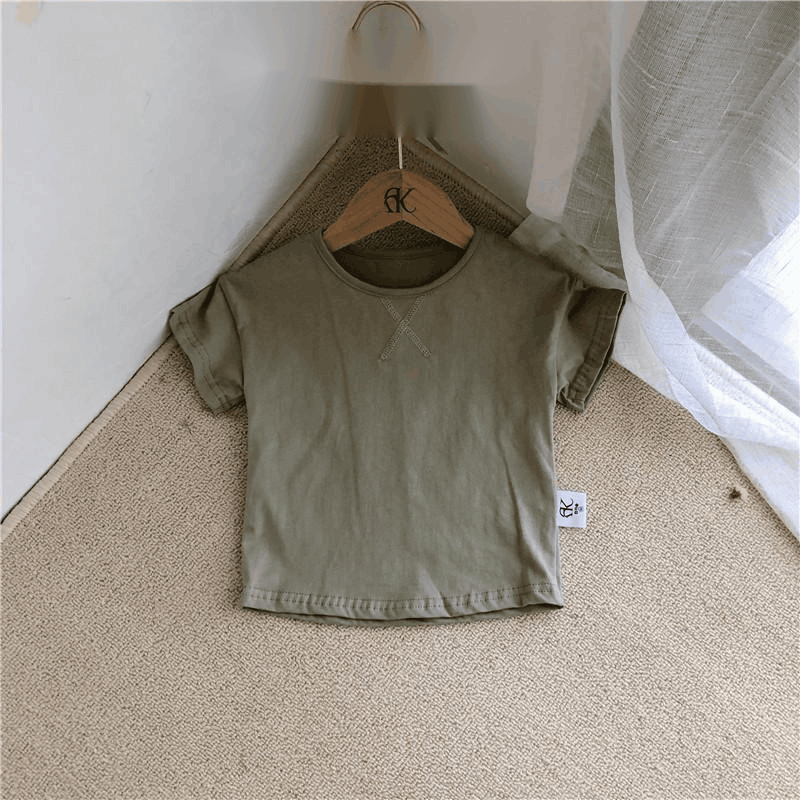Summer Baby Children's Clothing Simple Short-sleeved T-shirt Orazek UK Ltd