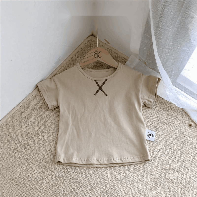 Summer Baby Children's Clothing Simple Short-sleeved T-shirt Orazek UK Ltd