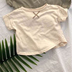 Summer Baby Children's Clothing Simple Short-sleeved T-shirt | Orazek UK Ltd