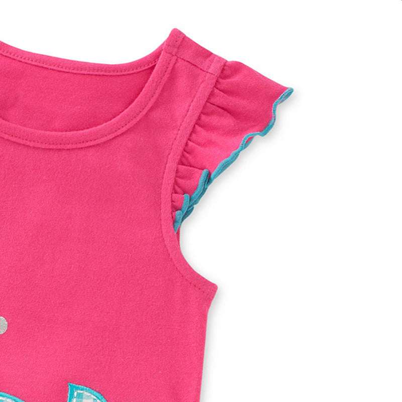 Summer New Products Girls Cotton Cartoon Suit | Orazek UK Ltd