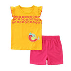 Summer New Products Girls Cotton Cartoon Suit | Orazek UK Ltd