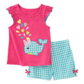 Summer New Products Girls Cotton Cartoon Suit | Orazek UK Ltd