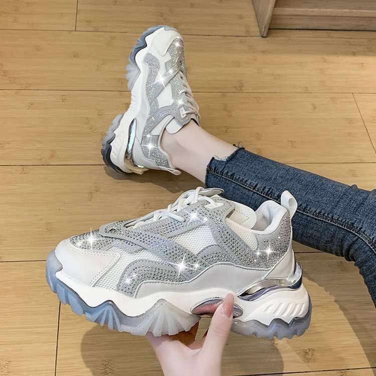 Summer New Products Rhinestone Fairy Style Breathable Casual Sports Shoes | Orazek UK Ltd
