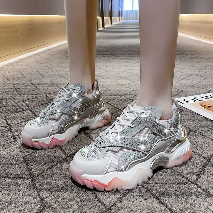 Summer New Products Rhinestone Fairy Style Breathable Casual Sports Shoes | Orazek UK Ltd
