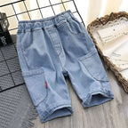 Summer Thin Middle School Children''s Cotton Ice Children''s Pants Loose | Orazek UK Ltd