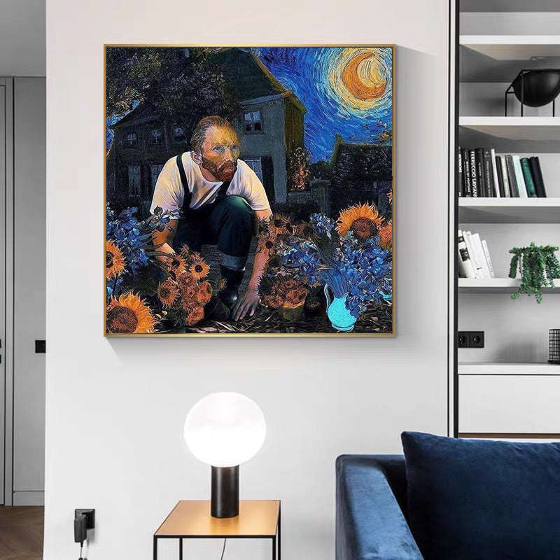 Sunflowers And Blue Sky Posters And Art Prints, Canvas Paintings | Orazek UK Ltd