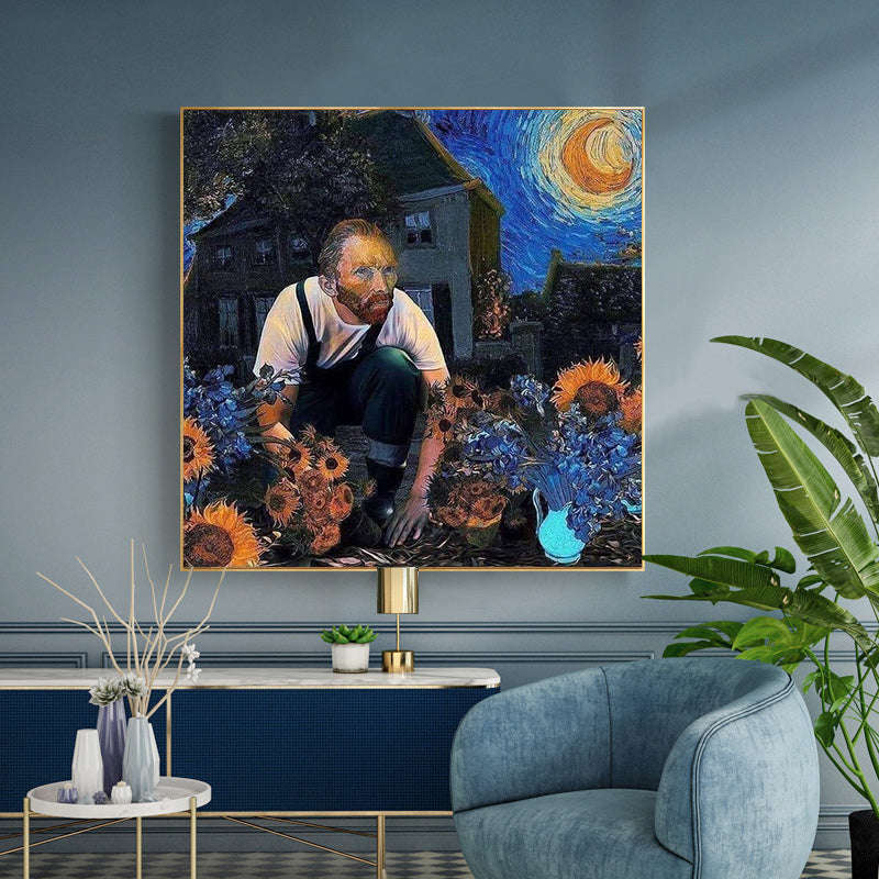 Sunflowers And Blue Sky Posters And Art Prints, Canvas Paintings | Orazek UK Ltd