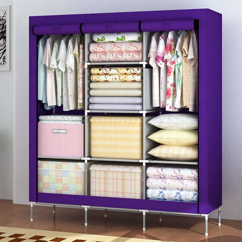Super large simple wardrobe / dustproof wardrobe / super hang clothes, wardrobe / new outlets direct sales | Orazek UK Ltd