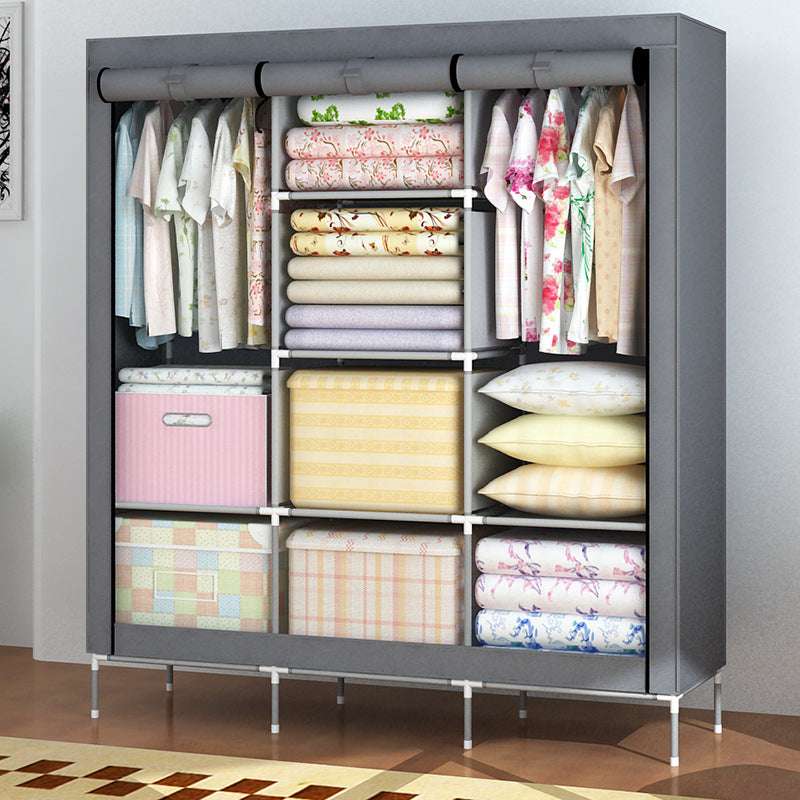 Super large simple wardrobe / dustproof wardrobe / super hang clothes, wardrobe / new outlets direct sales | Orazek UK Ltd