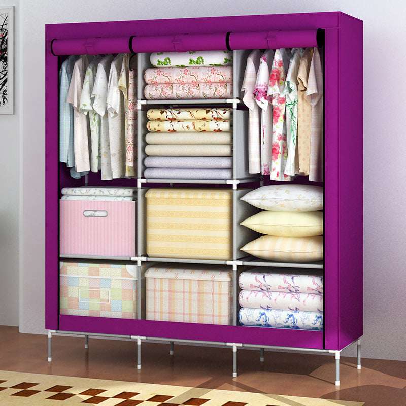 Super large simple wardrobe / dustproof wardrobe / super hang clothes, wardrobe / new outlets direct sales | Orazek UK Ltd