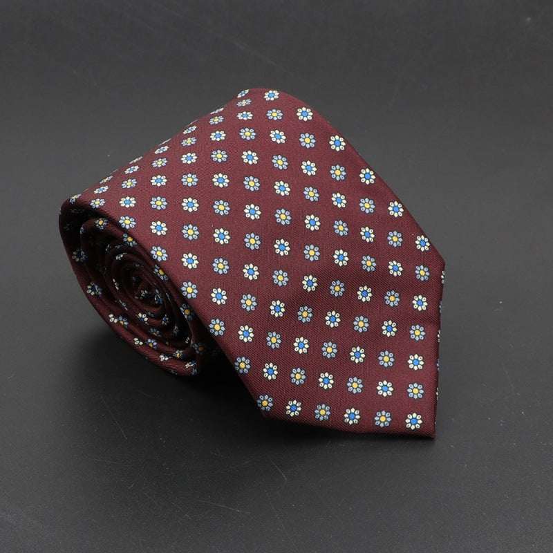 Super Soft Bohemian Silk Ties Men's Fashion Necktie | Orazek UK Ltd